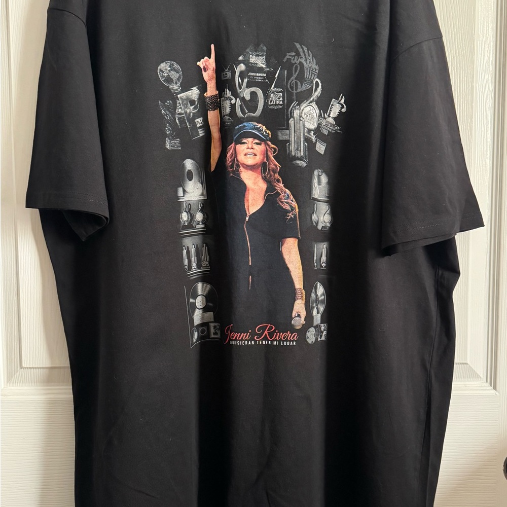 Black Jenni Rivera Graphic T-Shirt
